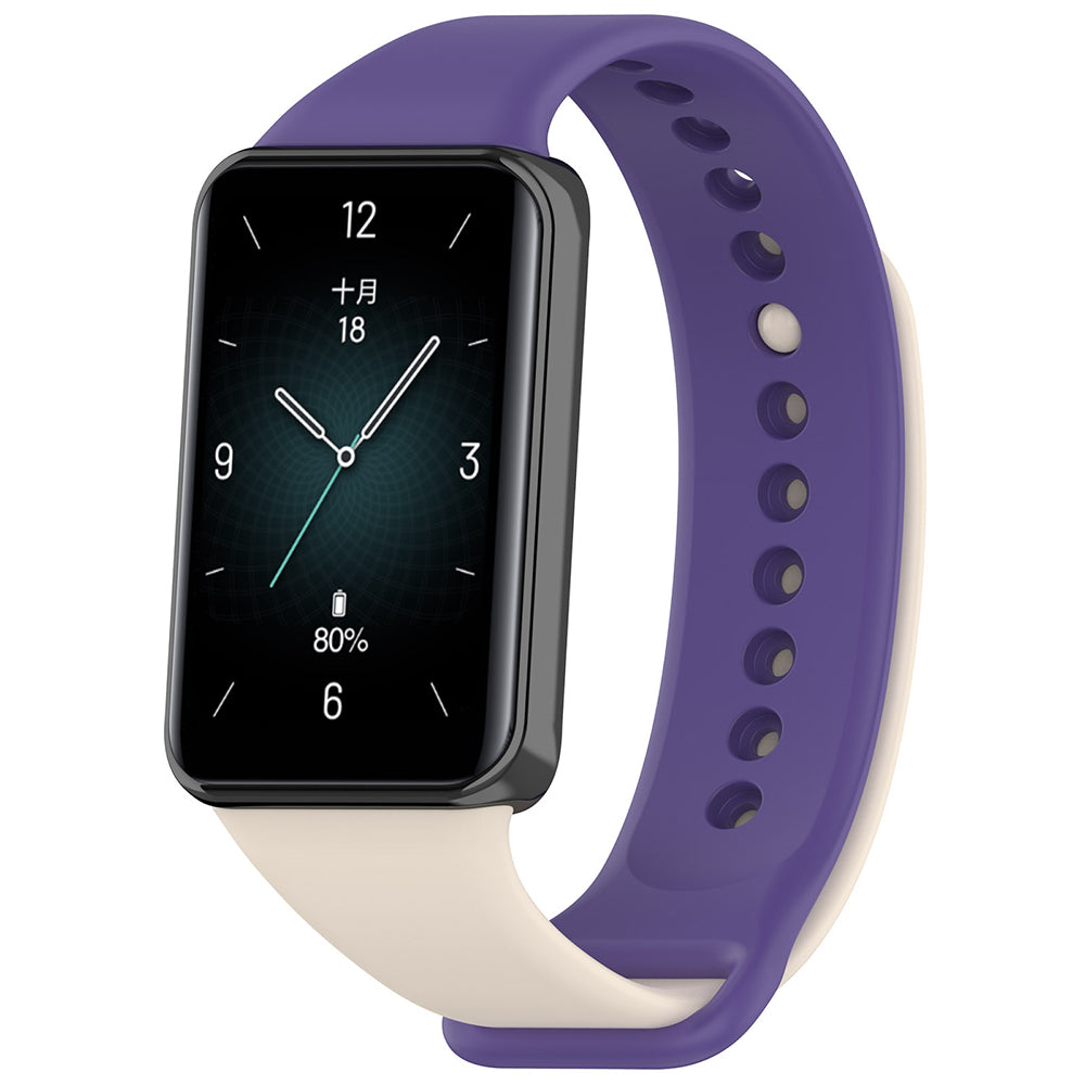Techsuit W014 remen za Honor Band 9, Krem Ljubičasta
