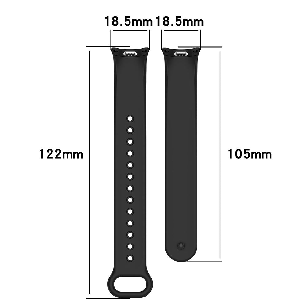 Narukvica Techsuit W014 za Xiaomi Smart Band 9 / 8, Siva