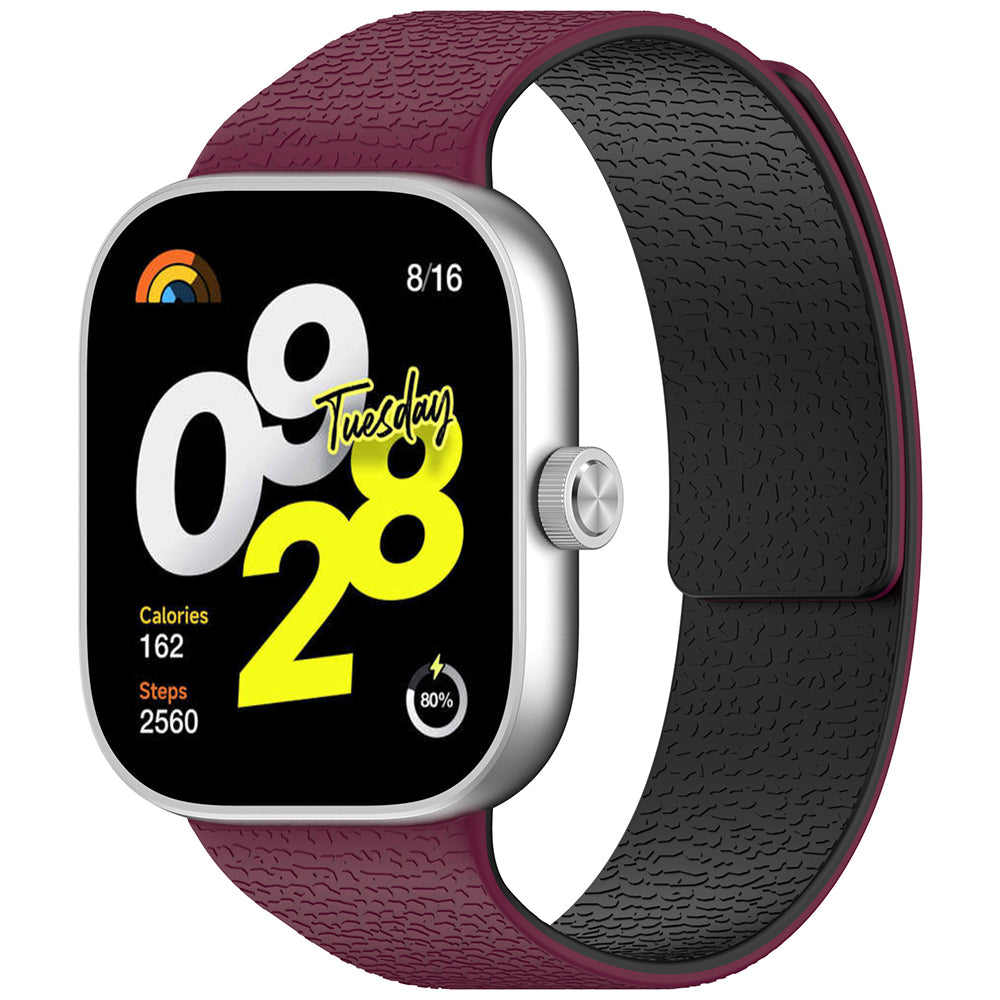 Techsuit W016 remen za Xiaomi Smart Band / Watch Series, Crna Višnja