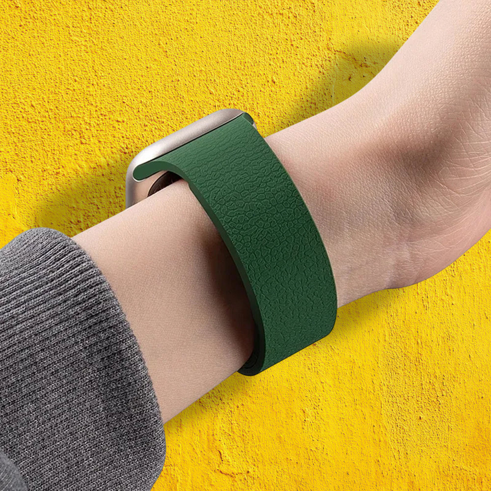 Techsuit W016 remen za Xiaomi Smart Band / Watch Series, Crna Višnja