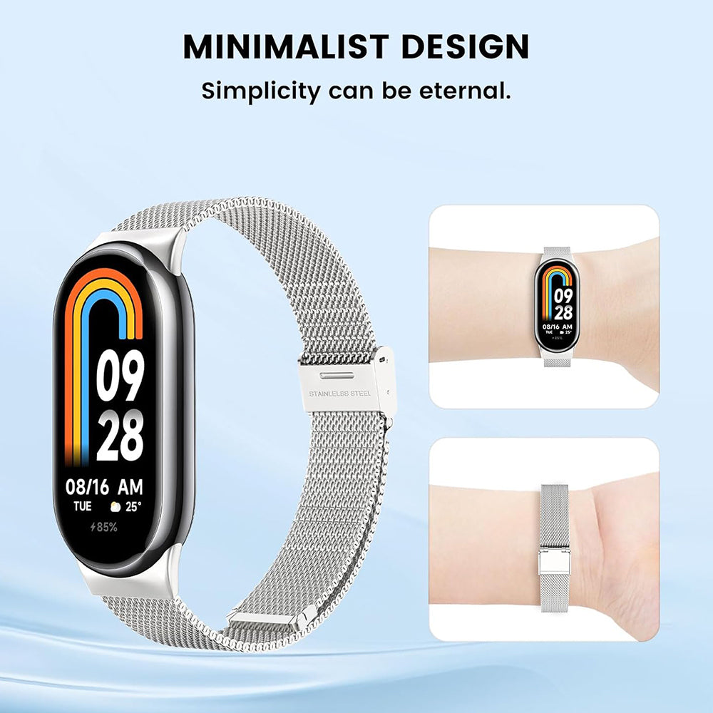 Techsuit W022 remen za Xiaomi Smart Band 9 / 8, 15mm, Zlatni