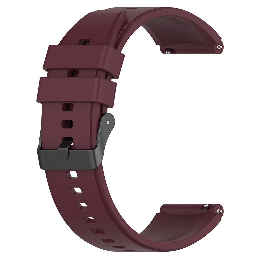 Remen Techsuit W026 za Samsung Galaxy Watch / Huawei Watch Series, 20mm, Višnja