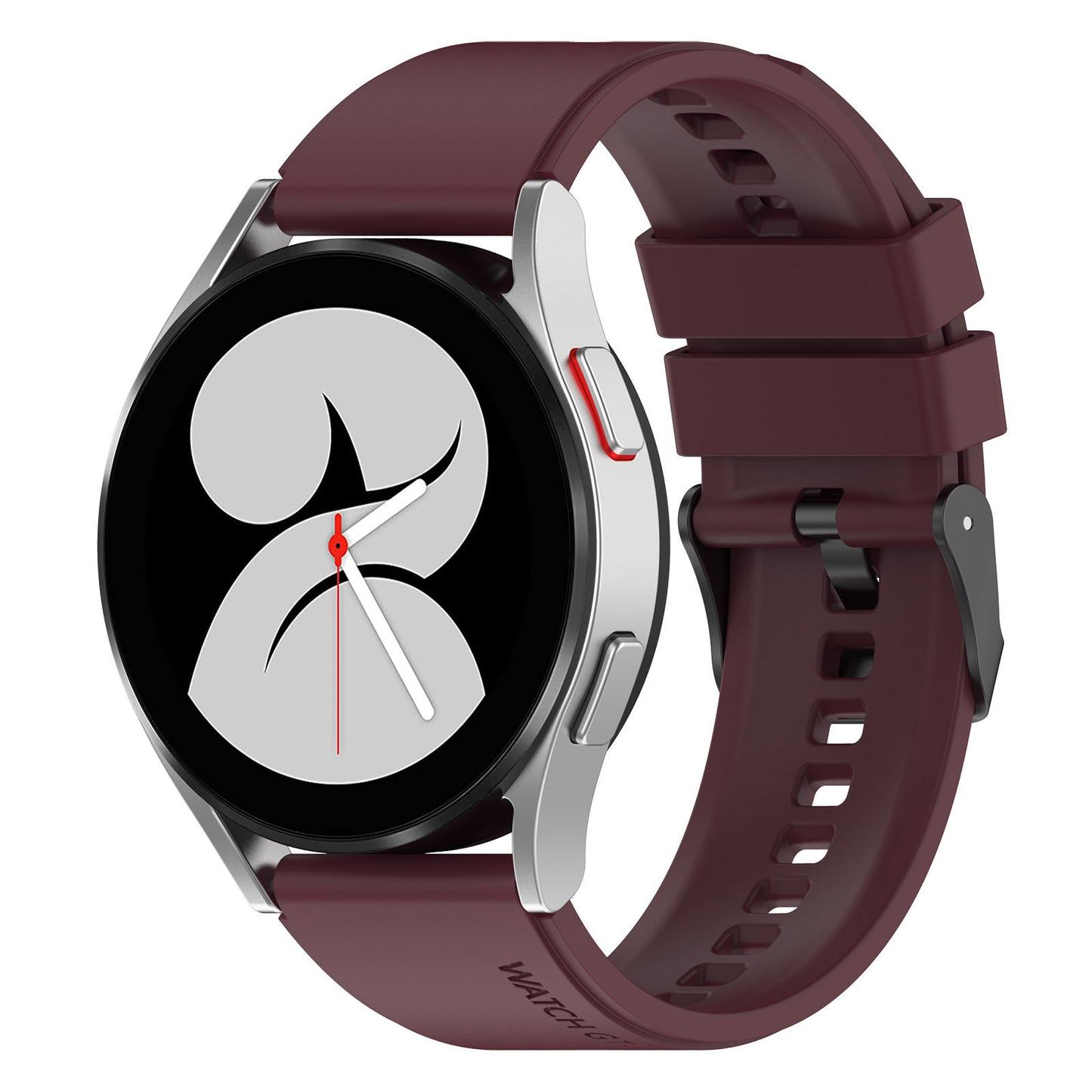 Remen Techsuit W026 za Samsung Galaxy Watch / Huawei Watch Series, 20mm, Višnja