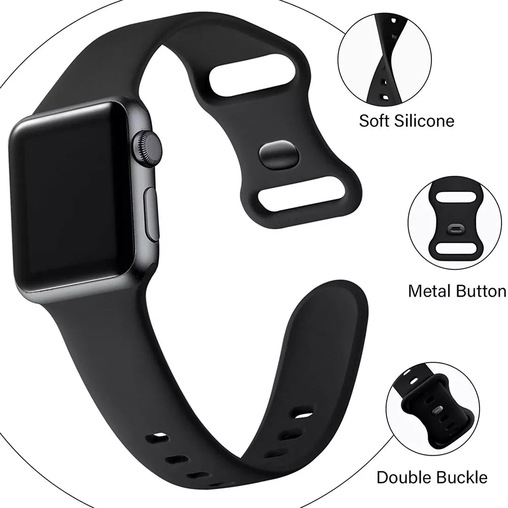Remen Techsuit W031 za Apple Watch 49mm / 46mm / 45mm / 44mm / 42mm serije, Sivi