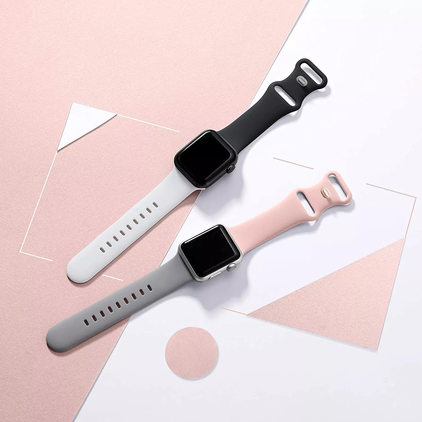 Remen Techsuit W031 za Apple Watch 49mm / 46mm / 45mm / 44mm / 42mm serije, Sivi