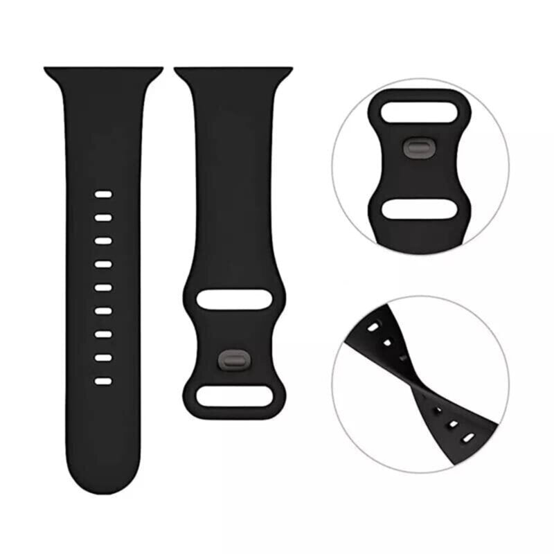 Remen Techsuit W031 za Apple Watch 49mm / 46mm / 45mm / 44mm / 42mm serije, Tamno Ljubičasta