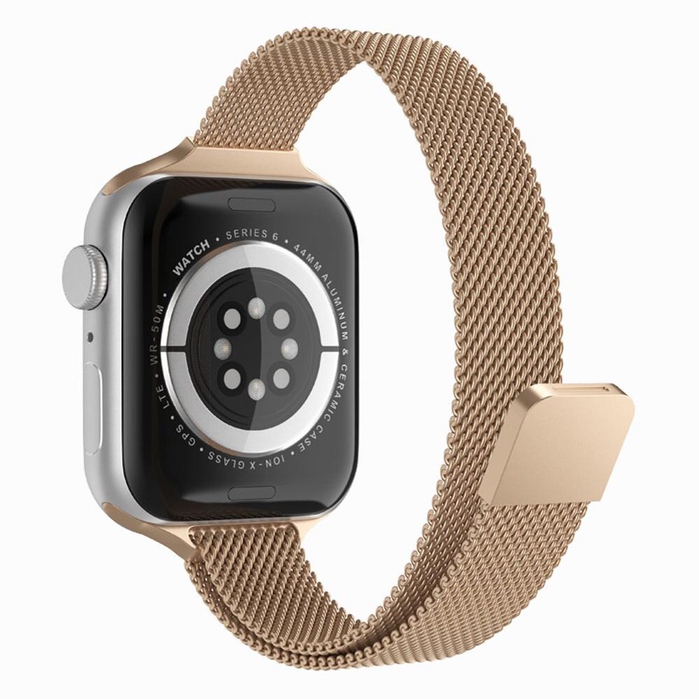 Remen Techsuit W034 za Apple Watch 42mm / 41mm / 40mm / 38mm serije, Tamno zlatna
