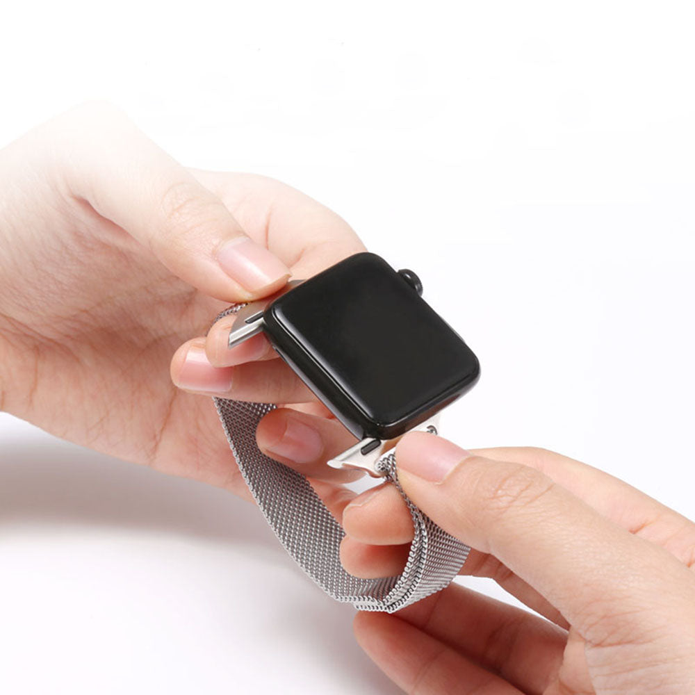 Remen Techsuit W034 za Apple Watch 42mm / 41mm / 40mm / 38mm serije, Tamno zlatna
