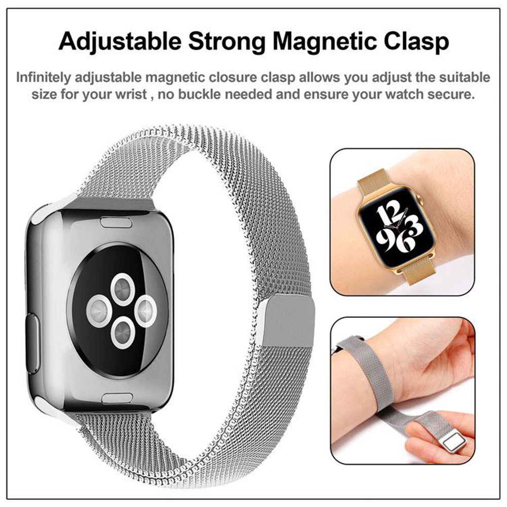 Remen Techsuit W034 za Apple Watch 42mm / 41mm / 40mm / 38mm serije, Tamno zlatna