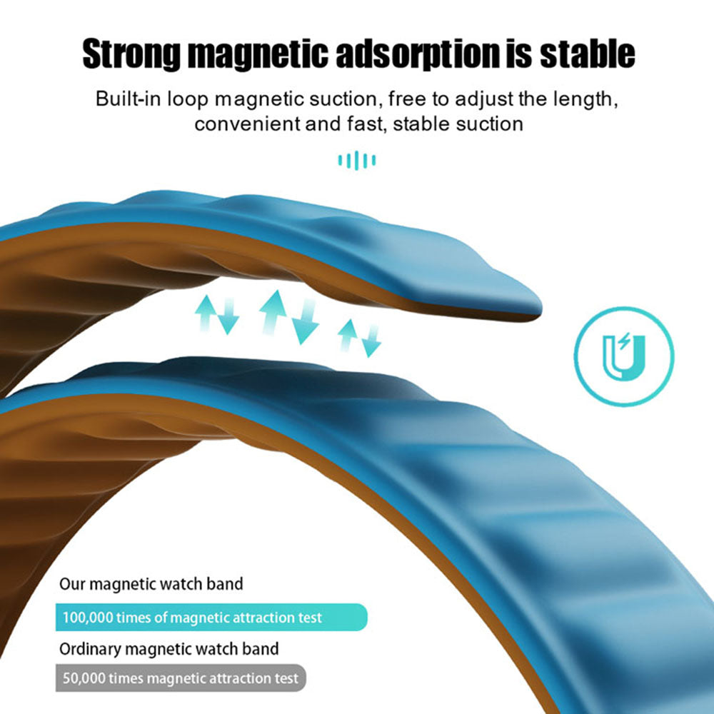 Remen Techsuit W035 za Apple Watch 49mm / 46mm / 45mm / 44mm / 42mm serije, Crni