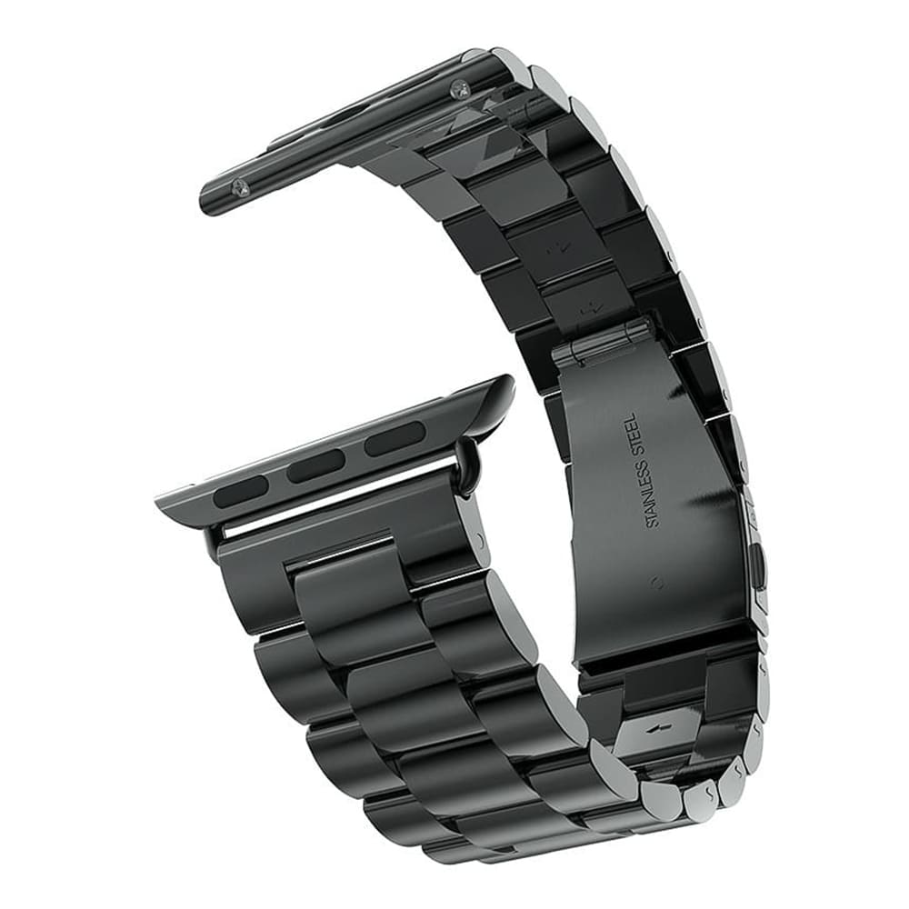 Remen Techsuit W036 za Apple Watch 49mm / 46mm / 45mm / 44mm / 42mm serije, Crni