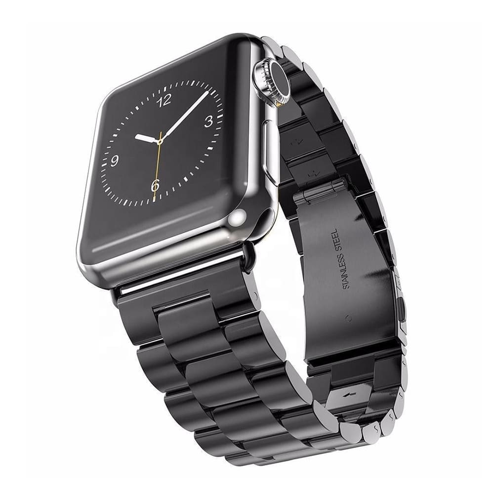 Remen Techsuit W036 za Apple Watch 49mm / 46mm / 45mm / 44mm / 42mm serije, Crni
