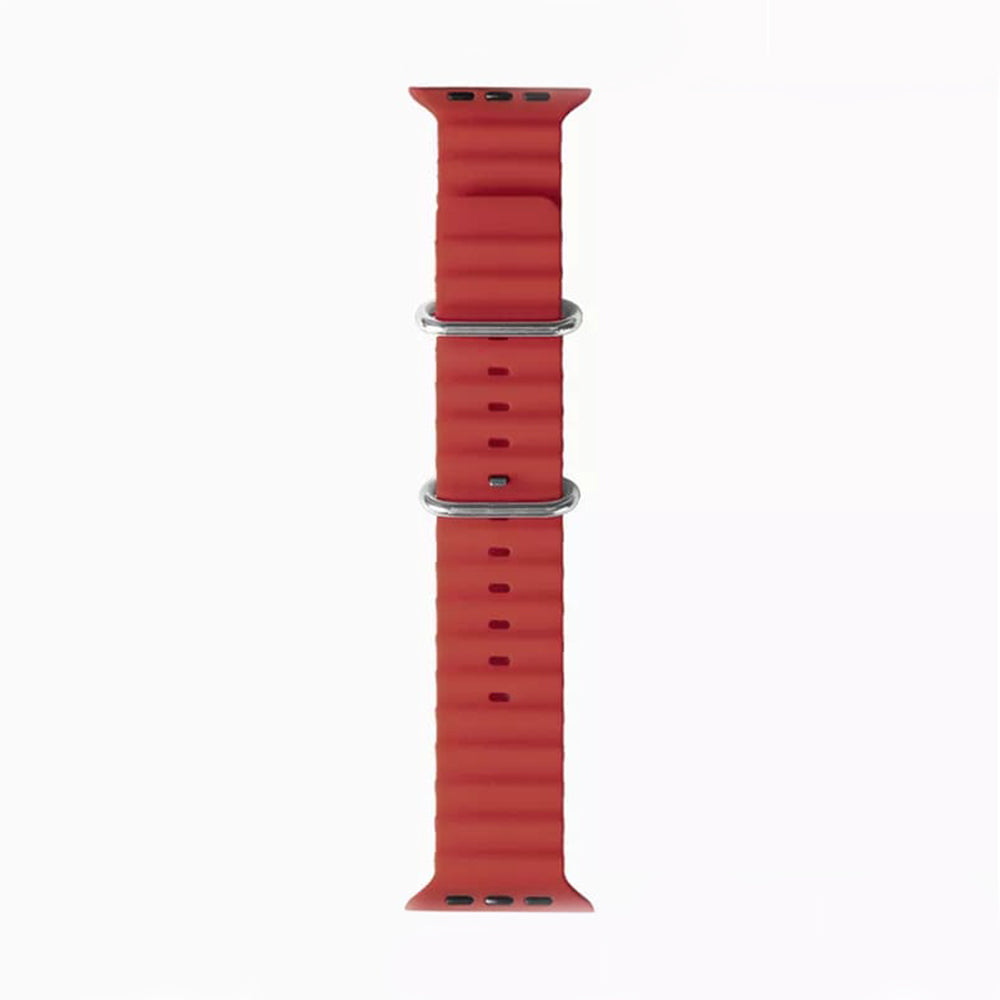 Remen Techsuit W038 za Apple Watch 42mm / 41mm / 40mm / 38mm seriju, Tamno crvena