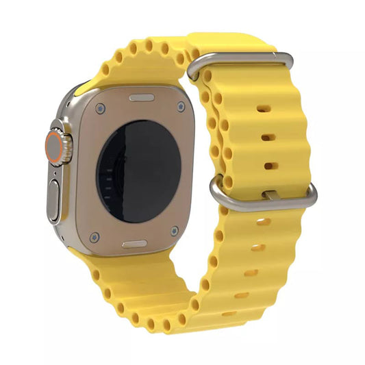 Remen Techsuit W038 za Apple Watch 49mm / 46mm / 45mm / 44mm / 42mm serije, Žuti