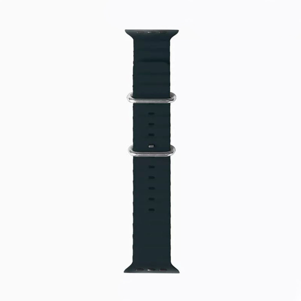 Remen Techsuit W038 za Apple Watch 49mm / 46mm / 45mm / 44mm / 42mm serije, Crni