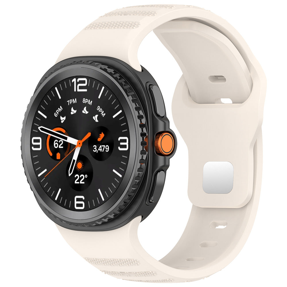 Remen Techsuit W050 za Samsung Galaxy Watch 8 Classic / Watch8 44mm / Watch 8 40mm, Bež