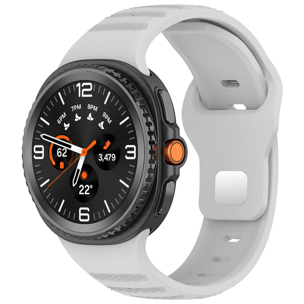 Techsuit W050 remen za Samsung Galaxy Watch8 / Watch8 Classic Series, Siva