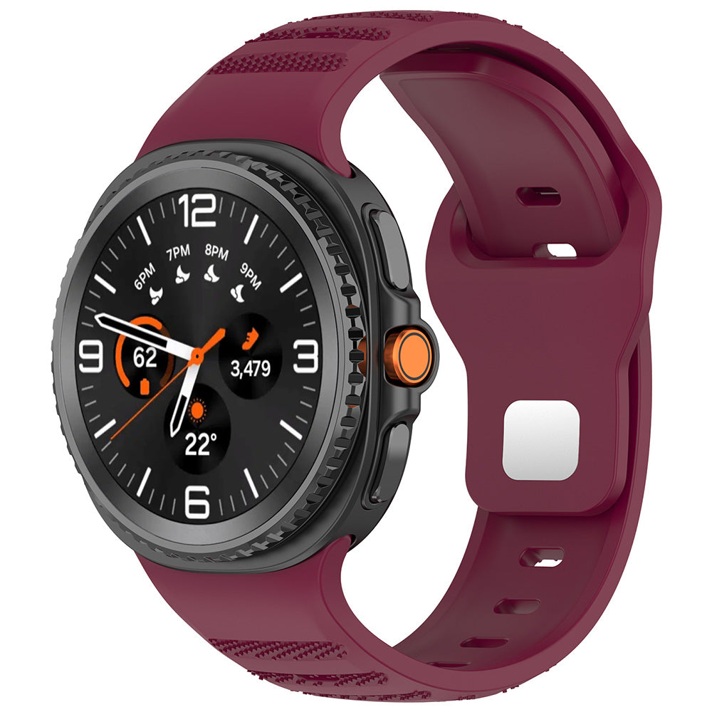 Techsuit W050 remen za Samsung Galaxy Watch8 / Watch8 Classic Series, Bordo
