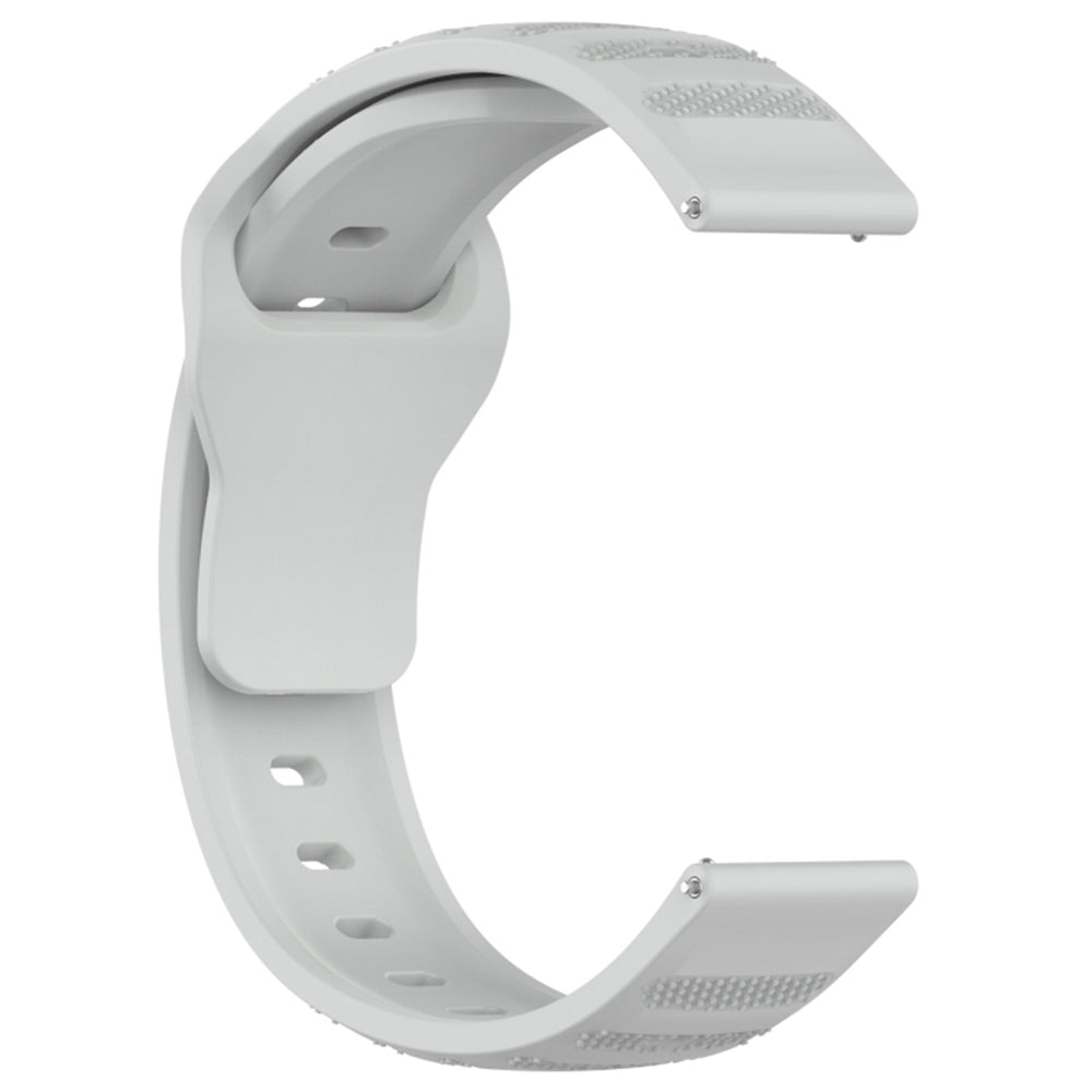 Remen Techsuit W050 za Samsung Galaxy Watch / Huawei Watch Series, 20mm, Sivi