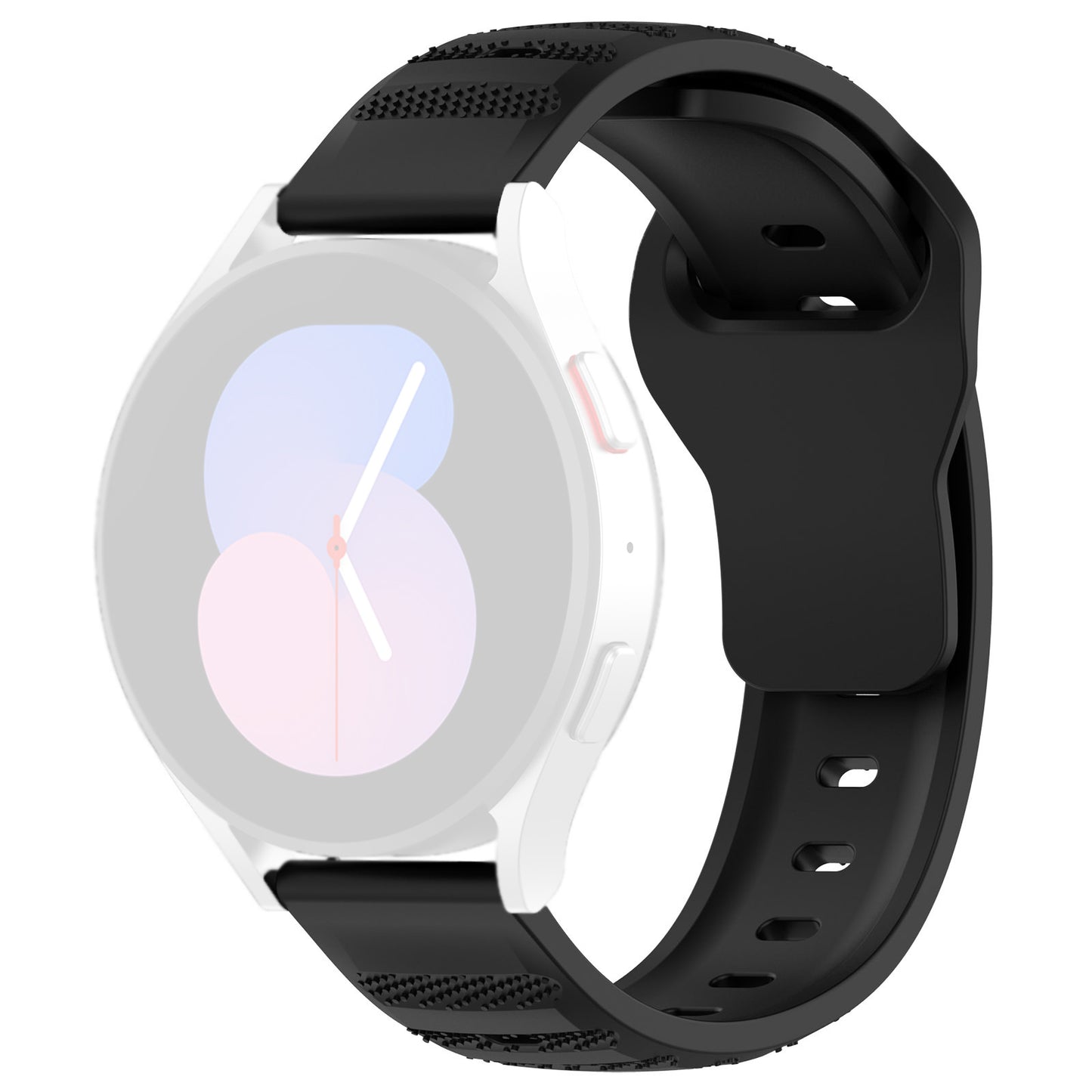 Remen Techsuit W050 za Samsung Galaxy Watch / Huawei Watch Series, 20mm, Crni