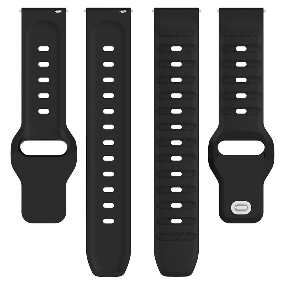 Remen Techsuit W050 za Samsung Galaxy Watch / Huawei Watch Series, 20mm, Crni