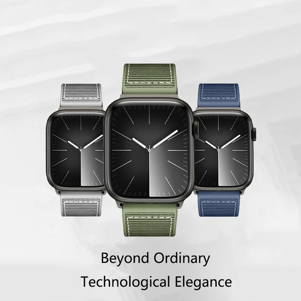 Remen Techsuit W051 za Apple Watch 42mm / 41mm / 40mm / 38mm seriju, Siva