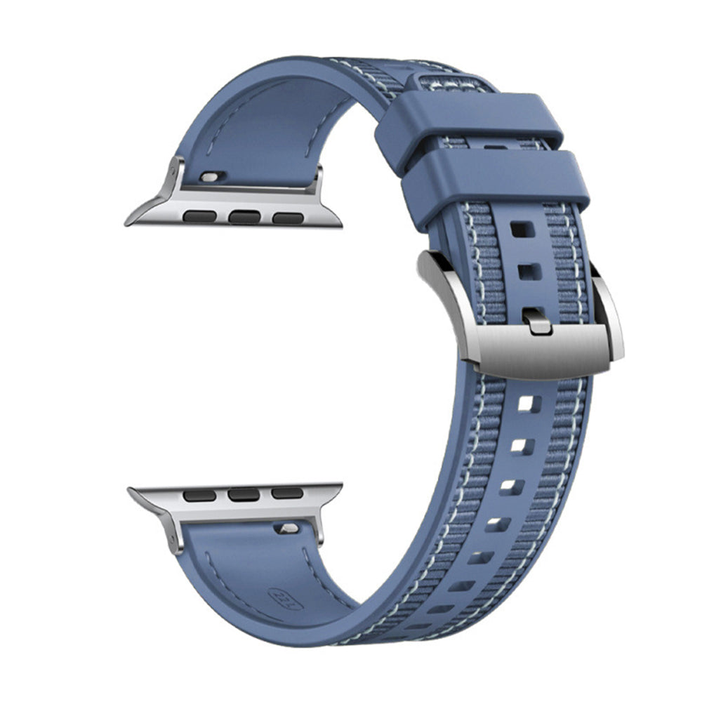 Remen Techsuit W051 za Apple Watch 49mm / 46mm / 45mm / 44mm / 42mm serije, Tamnoplava