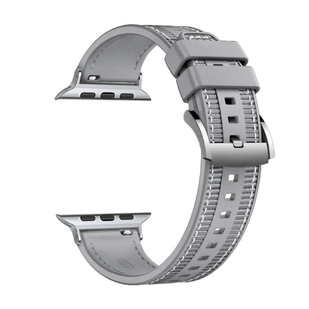 Remen Techsuit W051 za Apple Watch 49mm / 46mm / 45mm / 44mm / 42mm serije, sivi