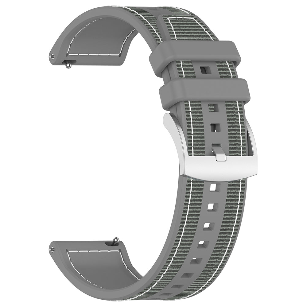 Remen Techsuit W051 za Huawei Watch / Xiaomi Watch Series, 22mm, Sivi