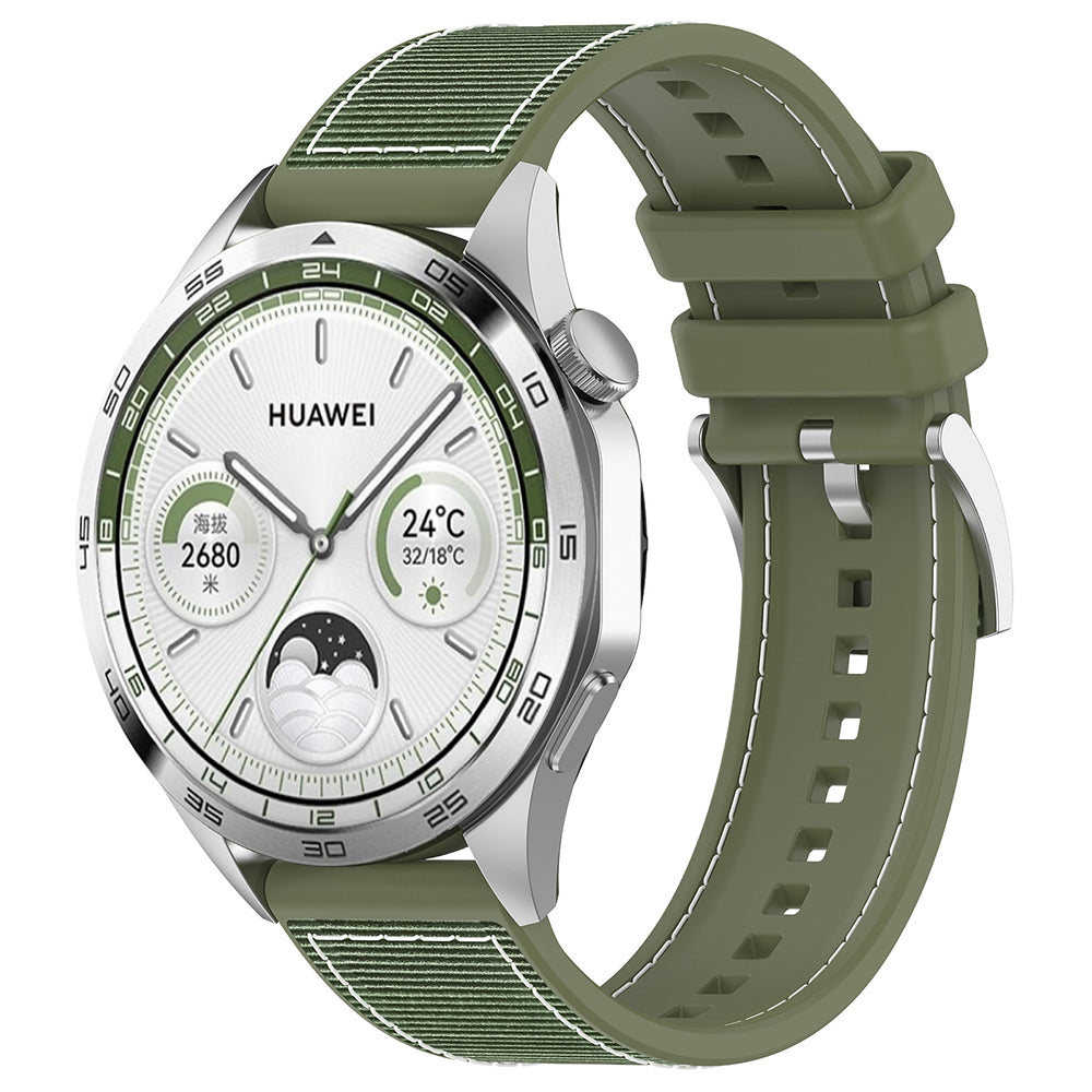 Remen Techsuit W051 za Huawei Watch / Xiaomi Watch Series, 22mm, Zelena