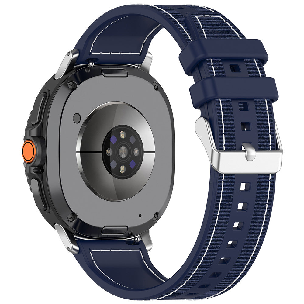 Techsuit W051 remen za Samsung Galaxy Watch8 / Watch8 Classic Series, Tamnoplava