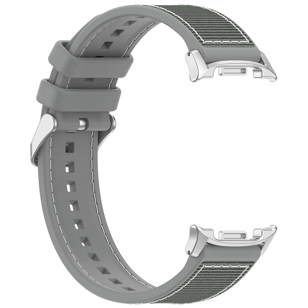Techsuit remen W051 za Samsung Galaxy Watch8 / Watch8 Classic Series, Siva