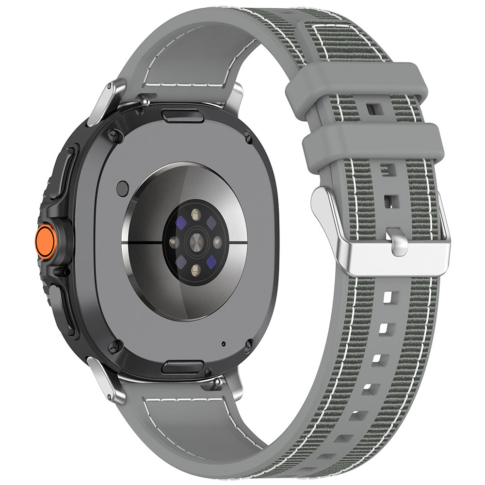 Techsuit remen W051 za Samsung Galaxy Watch8 / Watch8 Classic Series, Siva