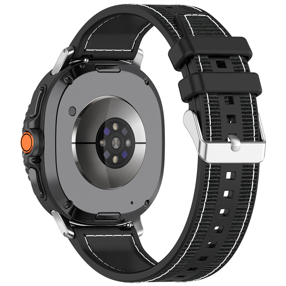 Curea Techsuit W051 za Samsung Galaxy Watch8 / Watch8 Classic Series, Crna