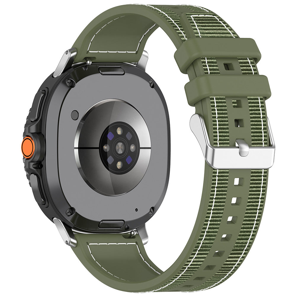 Techsuit remen W051 za Samsung Galaxy Watch8 / Watch8 Classic Series, Zelena