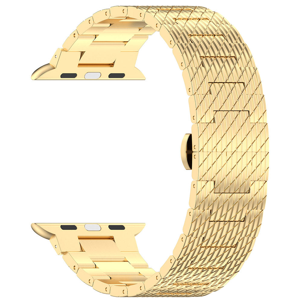 Remen Techsuit W052 za Apple Watch 49mm / 46mm / 45mm / 44mm / 42mm serije, Zlatni