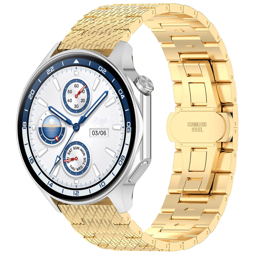 Curea Techsuit W052 za Huawei Watch / Xiaomi Watch Series, 22mm, Zlatna
