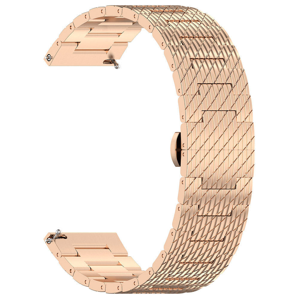 Curea Techsuit W052 za Huawei Watch / Xiaomi Watch Series, 22mm, Zlatno-roza