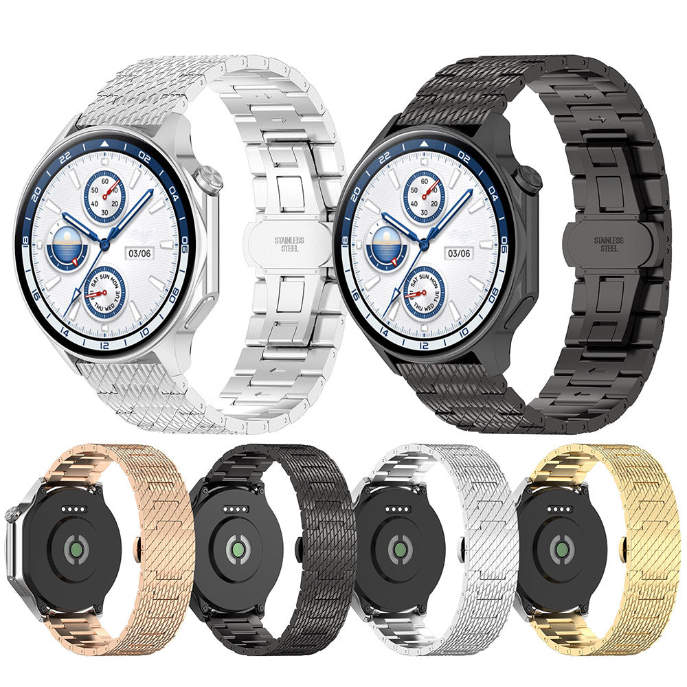 Remen Techsuit W052 za Samsung Galaxy Watch / Huawei Watch Series, 20mm, Srebrni
