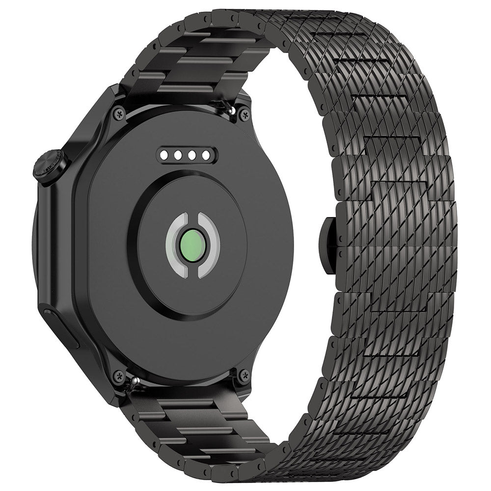 Techsuit W052 remen za Samsung Galaxy Watch / Huawei Watch Series, 20mm, Crni