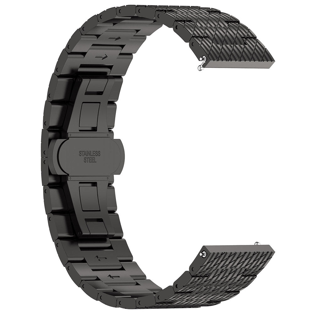Techsuit W052 remen za Samsung Galaxy Watch / Huawei Watch Series, 20mm, Crni
