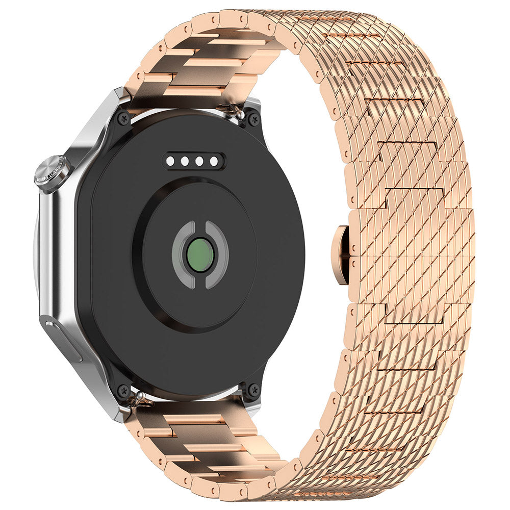 Remen Techsuit W052 za Samsung Galaxy Watch / Huawei Watch Series, 20mm, Zlatno-roza