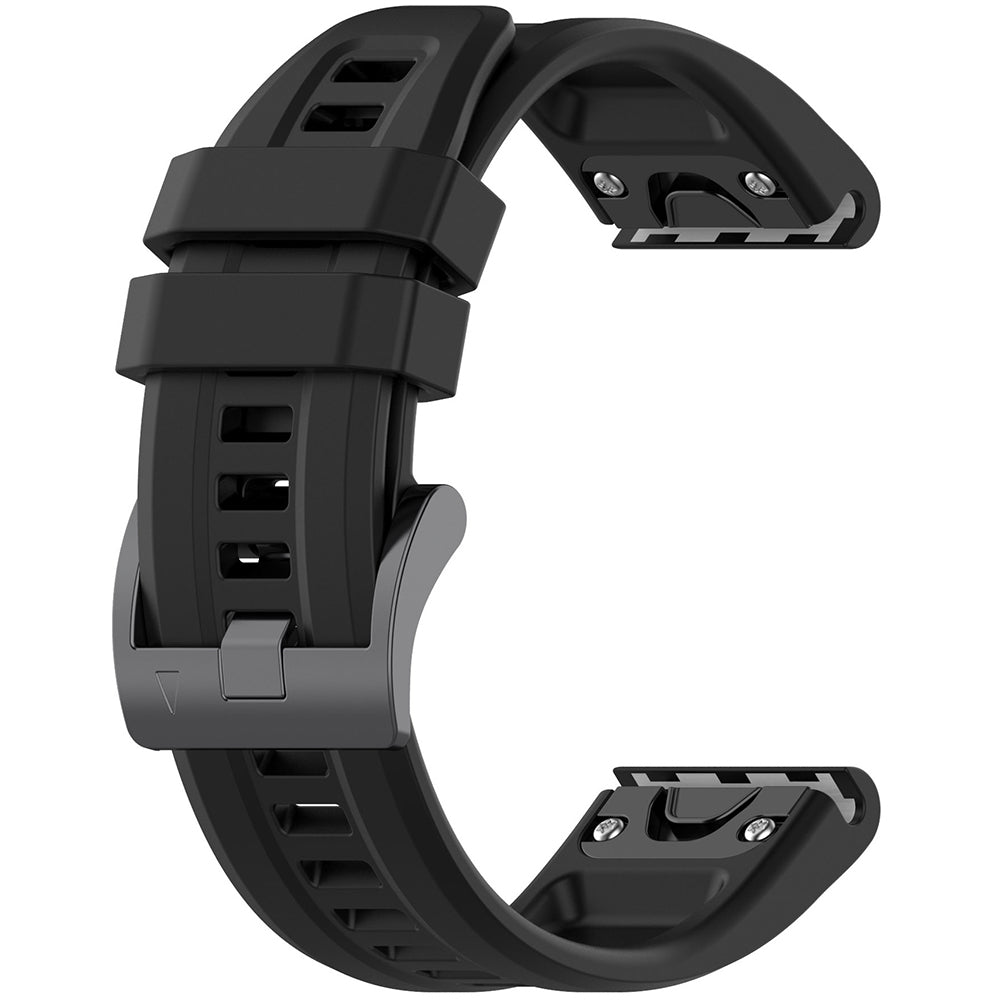 Techsuit W060 remen za Garmin Watch Fenix seriju, 26mm, Crni.