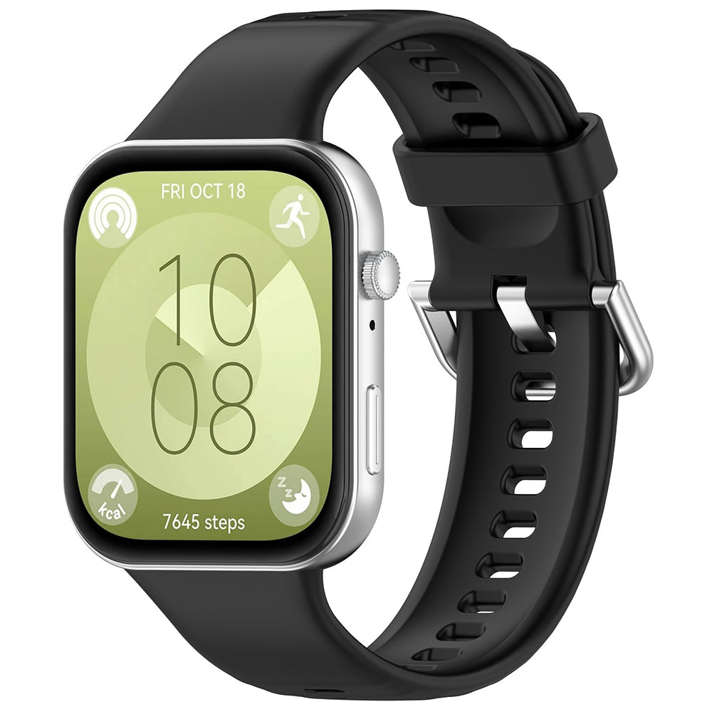 Techsuit remen W061 za Huawei Watch Fit 5 Pro / Fit 5 / Fit 4 Pro / Fit 4 / Fit 3, Crna