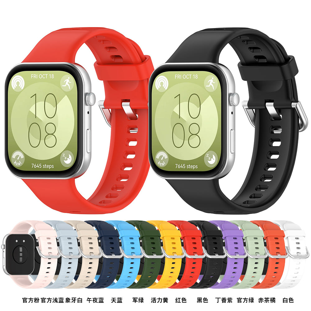 Remen Techsuit W061 za Huawei Watch Fit 4 Pro / Watch Fit 4 / Watch Fit 3, Svijetlo zelen