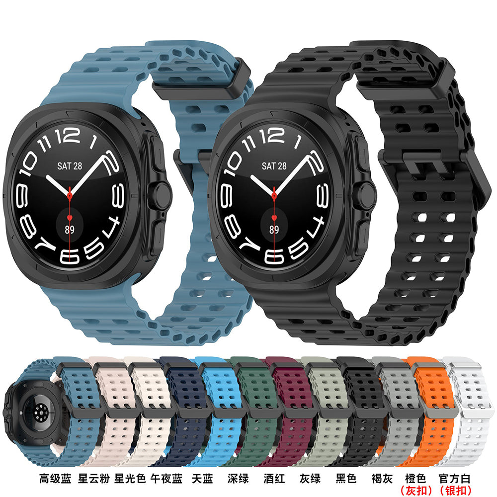 Remen Techsuit W062 za Samsung Galaxy Watch Ultra, Tamnoplavi