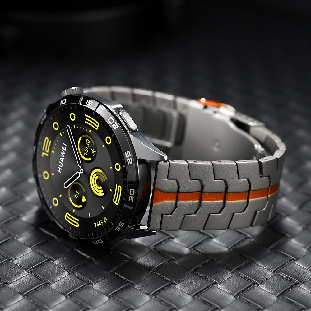 Remen Techsuit W063 za Huawei Watch / Xiaomi Watch Series, Crni