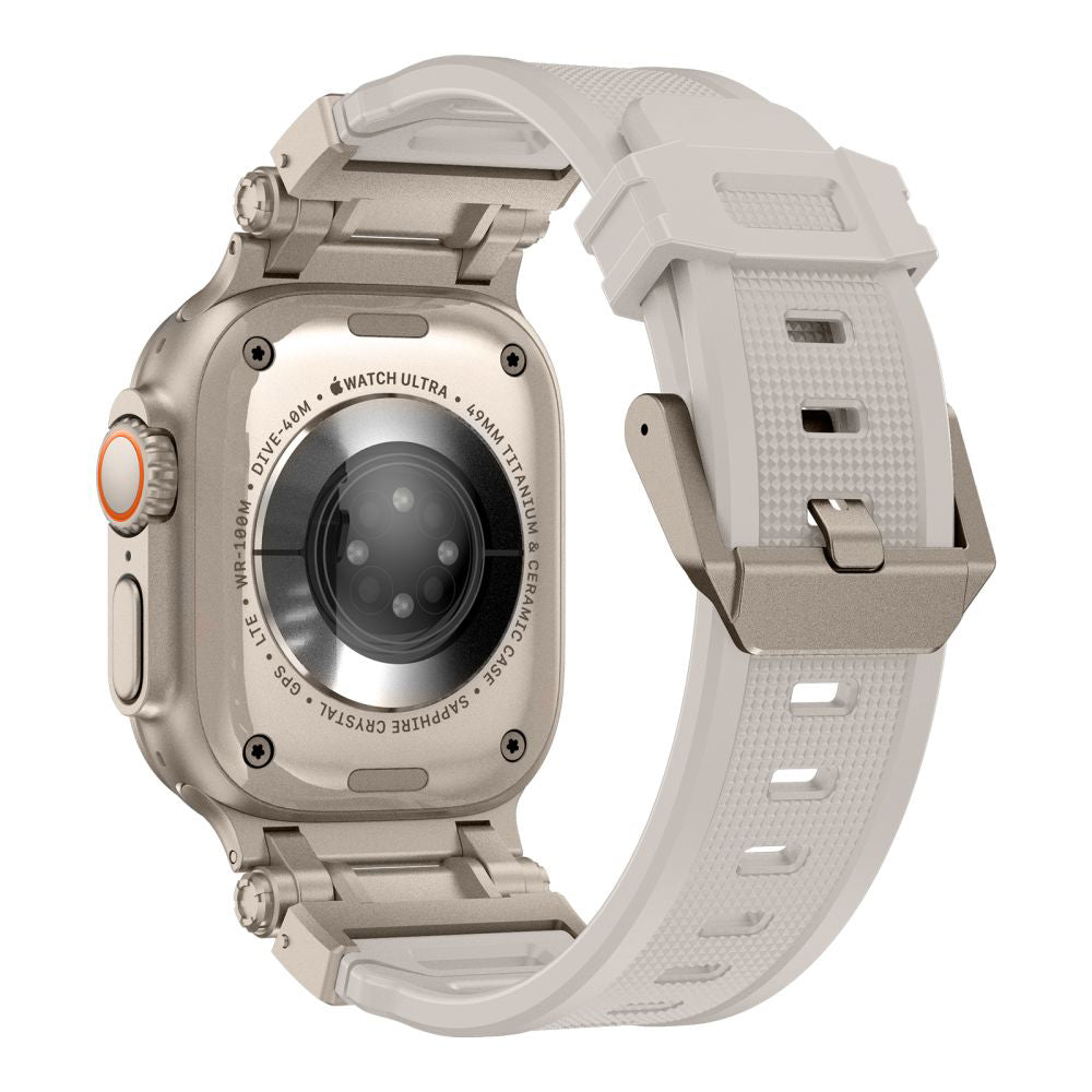 Remen Techsuit W064 za Apple Watch 49mm / 46mm / 45mm / 44mm / 42mm serije, Srebrni