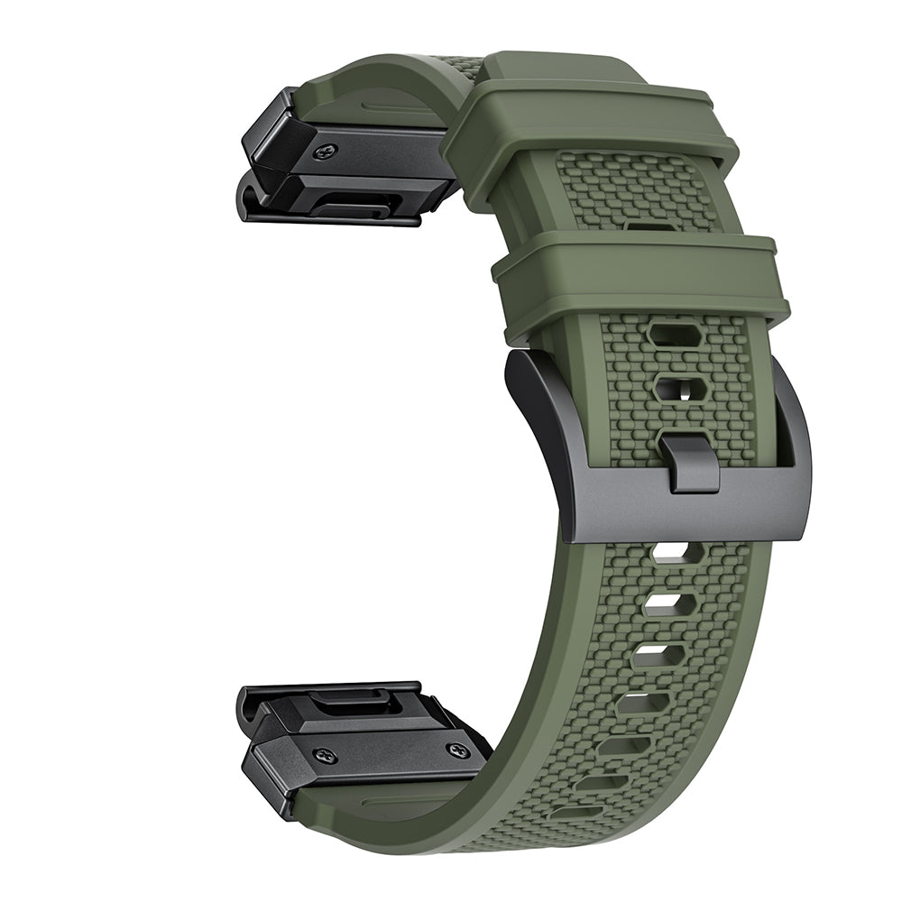 Remen Techsuit W068 za Garmin Watch Fenix / Forerunner Series, 22mm, Crni