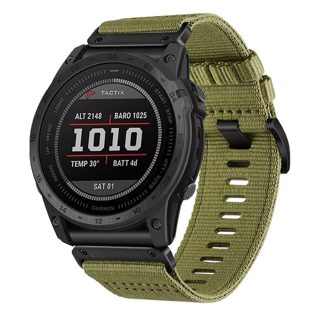 Techsuit W070 remen za Garmin Watch Fenix / Forerunner seriju, 22mm, Zelena